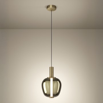 Eglo - LED luster na sajli s prigušivanjem LED/6W/230V + LED/1,6W zlatna