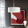 Eglo - LED Luster na sajli TUNJA 1xE27/60W/230V bijela