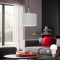 Eglo - LED  Luster na sajli TUNJA 1xE27/60W/230V bijela