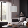Eglo - LED  Luster na sajli TUNJA 1xE27/60W/230V bijela
