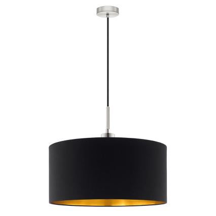 Eglo - LED  Luster na sajli TUNJA 1xE27/60W/230V crna