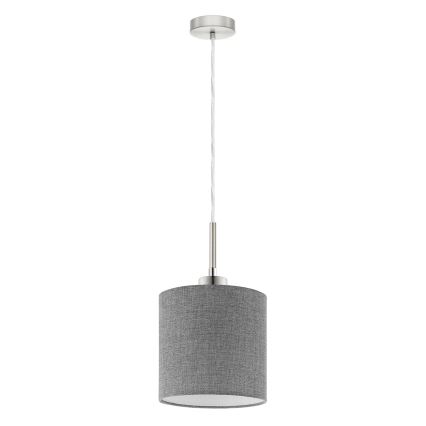 Eglo - LED Luster na sajli TUNJA 1xE27/60W/230V siva