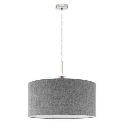 Eglo - LED Luster na sajli TUNJA 1xE27/60W/230V siva
