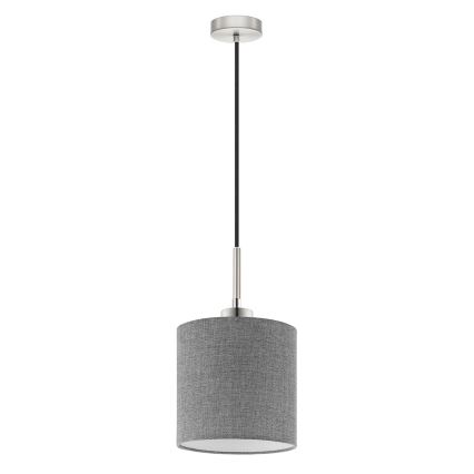Eglo - LED  Luster na sajli TUNJA 1xE27/60W/230V siva