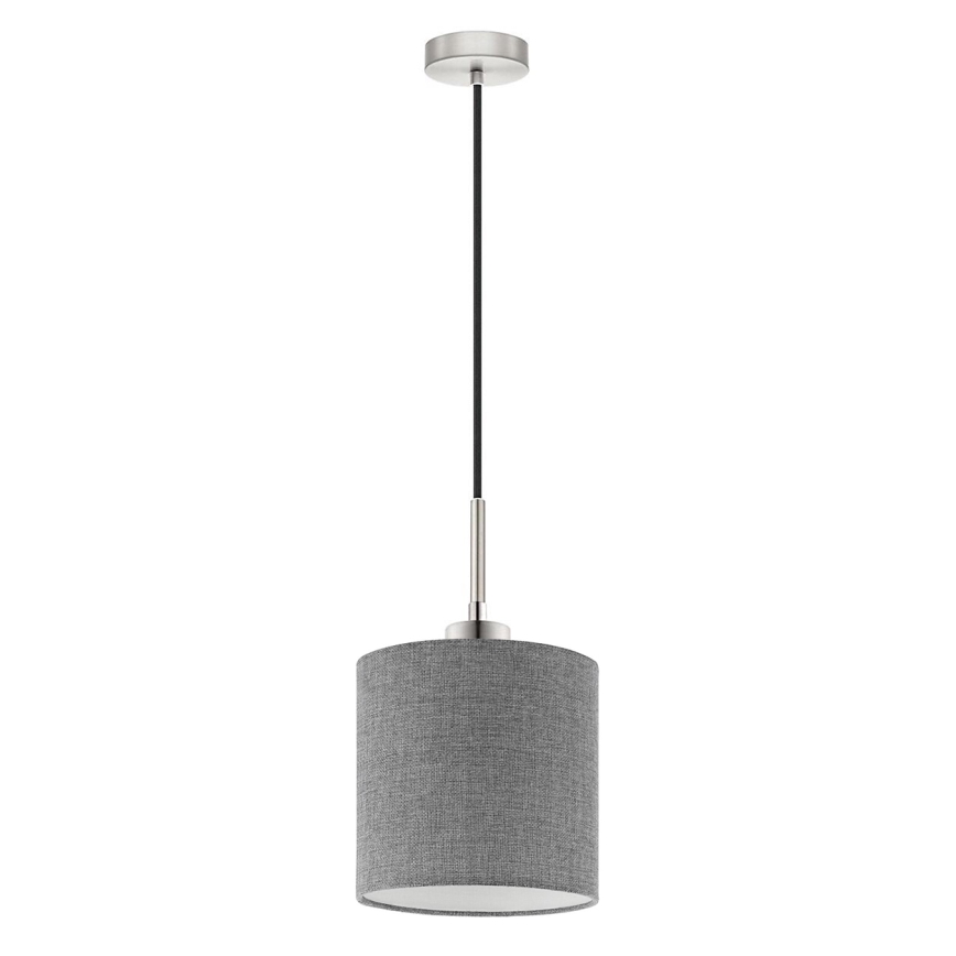 Eglo - LED  Luster na sajli TUNJA 1xE27/60W/230V siva
