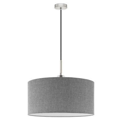 Eglo - LED  Luster na sajli TUNJA 1xE27/60W/230V siva