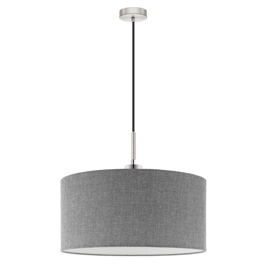Eglo - LED  Luster na sajli TUNJA 1xE27/60W/230V siva