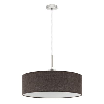 Eglo - LED Luster na sajli TUNJA 1xE27/60W/230V smeđa