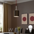 Eglo - LED  Luster na sajli TUNJA 1xE27/60W/230V smeđa