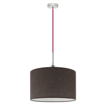 Eglo - LED  Luster na sajli TUNJA 1xE27/60W/230V smeđa