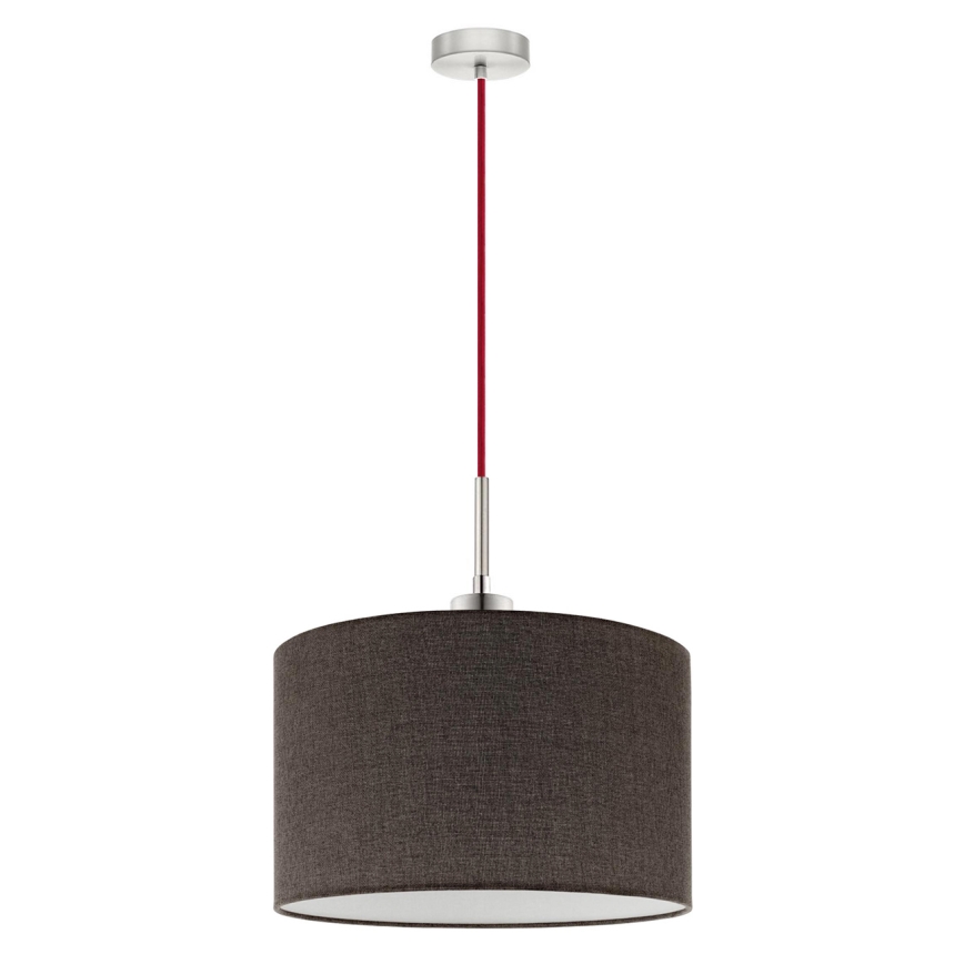 Eglo - LED  Luster na sajli TUNJA 1xE27/60W/230V smeđa