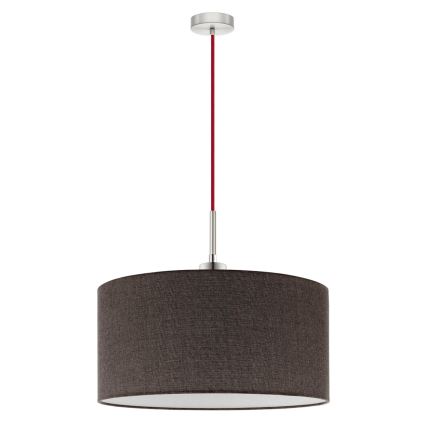 Eglo - LED  Luster na sajli TUNJA 1xE27/60W/230V smeđa
