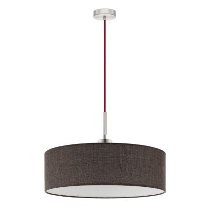 Eglo - LED  Luster na sajli TUNJA 1xE27/60W/230V smeđa