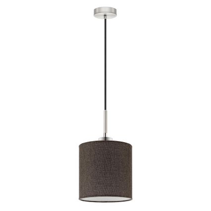 Eglo - LED  Luster na sajli TUNJA 1xE27/60W/230V smeđa