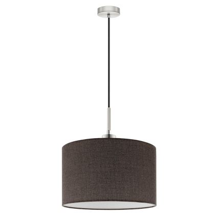 Eglo - LED  Luster na sajli TUNJA 1xE27/60W/230V smeđa