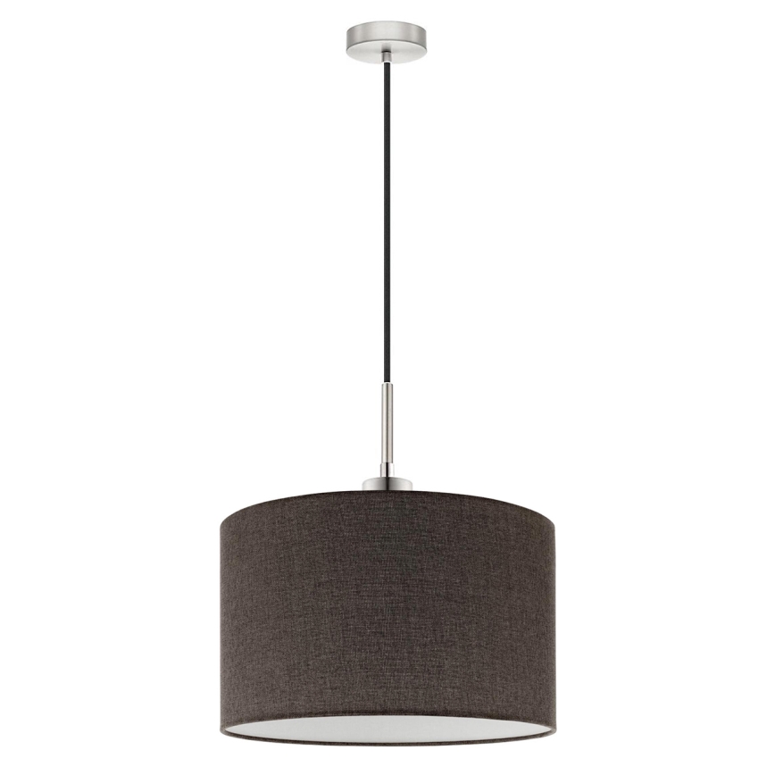 Eglo - LED  Luster na sajli TUNJA 1xE27/60W/230V smeđa