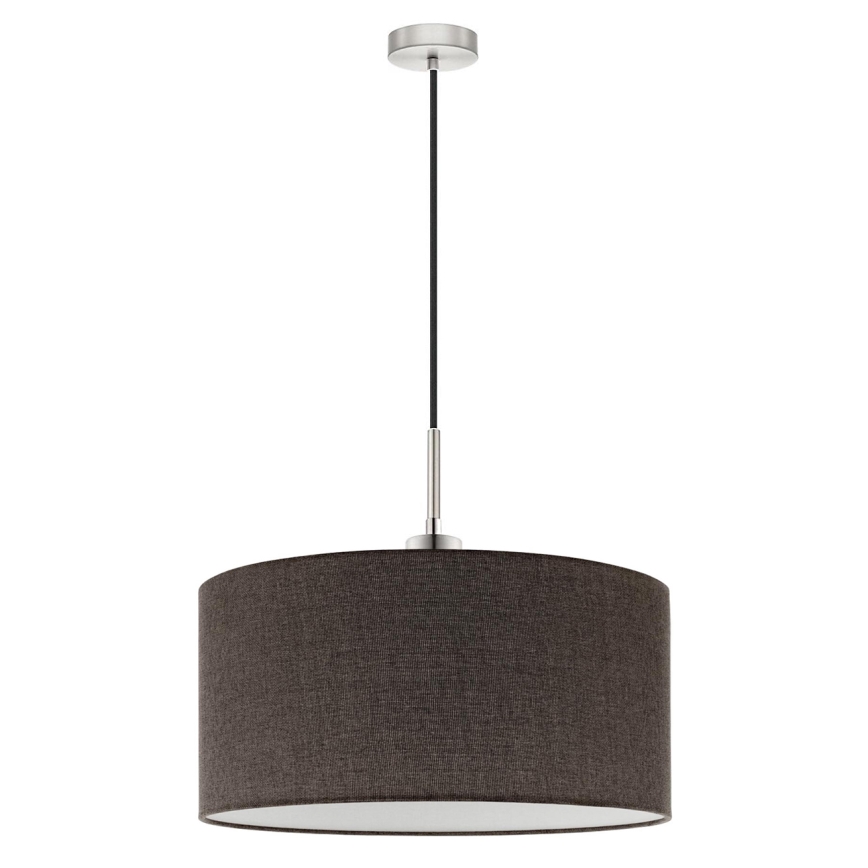 Eglo - LED  Luster na sajli TUNJA 1xE27/60W/230V smeđa