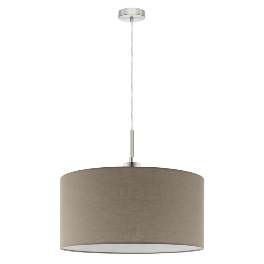 Eglo - LED Luster na sajli TUNJA 1xE27/60W/230V taupe