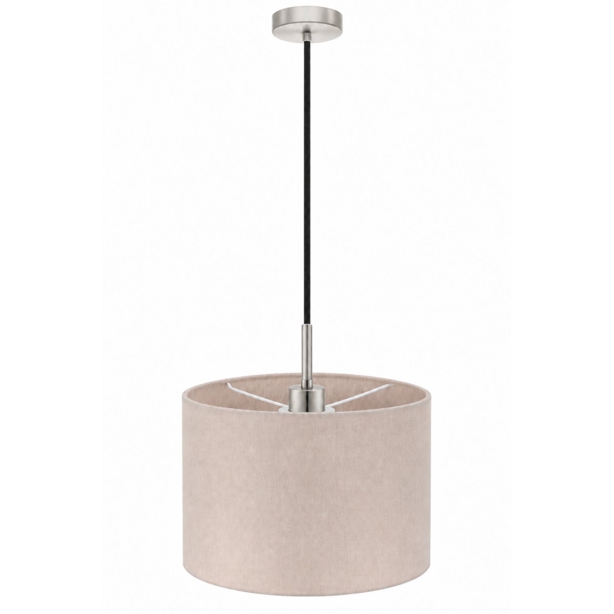 Eglo - LED luster na sajli TUNJA 1xE27/60W/230V Ø 20 cm bež/crna