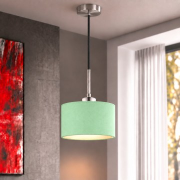 Eglo - LED luster na sajli TUNJA 1xE27/60W/230V Ø 20 cm zelena/crna