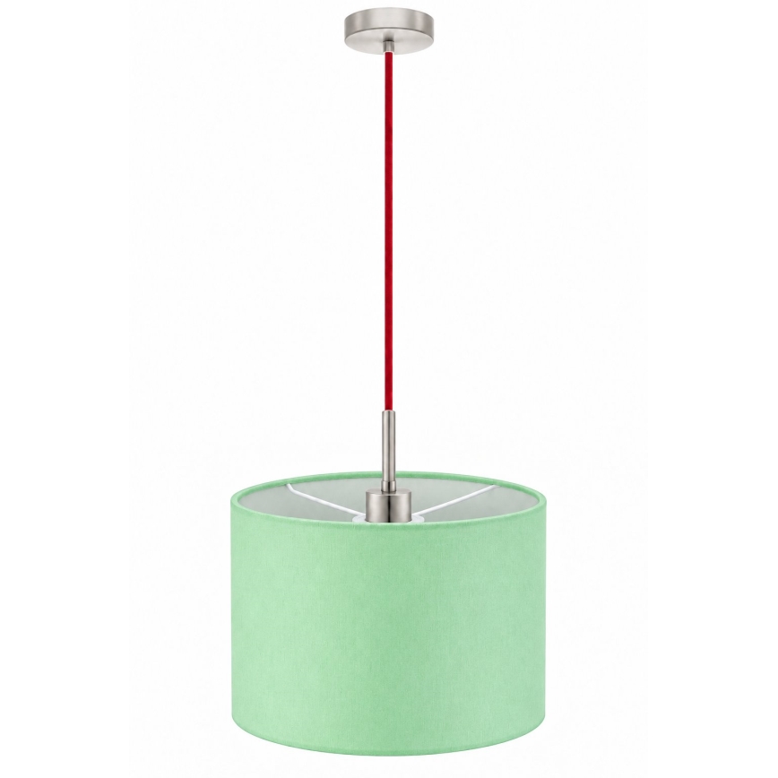 Eglo - LED luster na sajli TUNJA 1xE27/60W/230V Ø 20 cm zelena/crvena