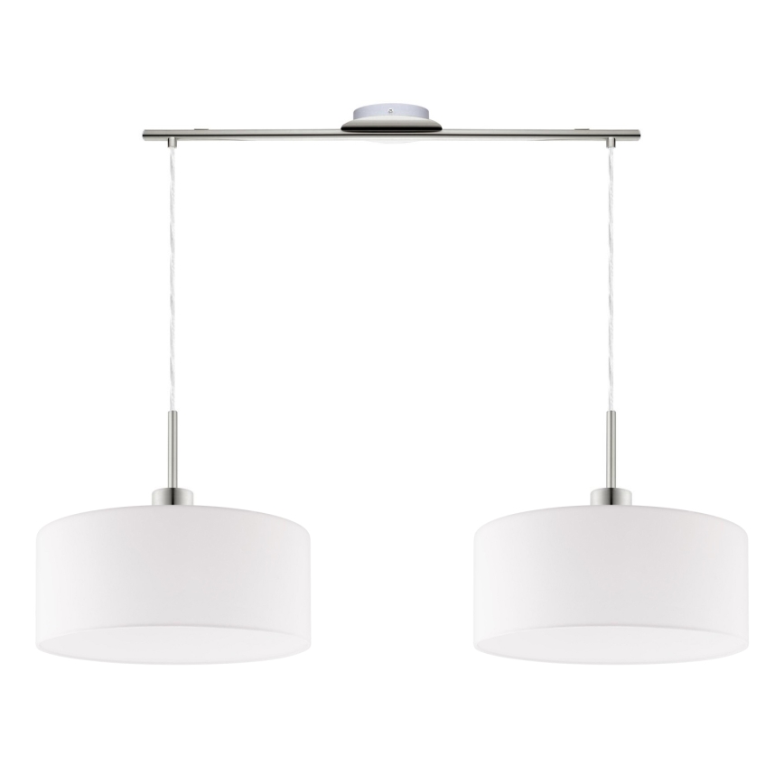 Eglo - LED  Luster na sajli TUNJA 2xE27/60W/230V bijela