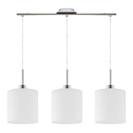 Eglo - LED  Luster na sajli TUNJA 3xE27/60W/230V bijela