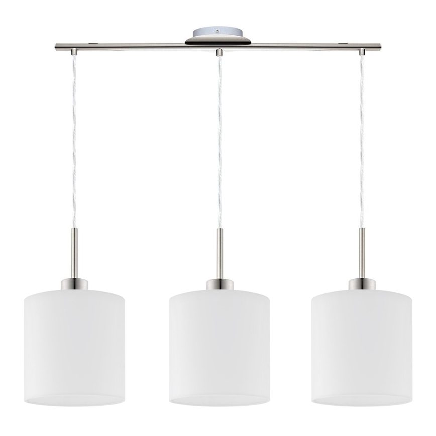 Eglo - LED  Luster na sajli TUNJA 3xE27/60W/230V bijela