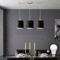 Eglo - LED  Luster na sajli TUNJA 3xE27/60W/230V crna