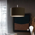Eglo - LED Luster na užetu TUNJA 1xE27/60W/230V smeđa