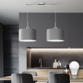 Eglo - LED Luster na užetu TUNJA 2xE27/60W/230V siva
