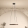 Eglo - LED luster s mogućnošću prigušivanja na sajli s detektorom pokreta 2xLED/19W/230V 2200-6500K Ø 55 cm smeđa