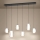 Eglo - LED luster s prigušivanjem na sajli 2xLED/7W/230V + 4xLED/5,5W + 6xLED/1,6W 2200-6500K crni krom