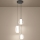 Eglo - LED luster s prigušivanjem na sajli LED/7W/230V + 2xLED/5,5W + 3xLED/1,6W 2200-6500K crni krom