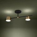 Eglo - LED Nadgradni luster 2xGU10/4,6W/230V 3000K zlatna