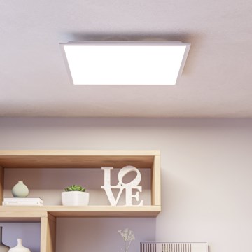 Eglo - LED nadgradni panel s mogućnošću prigušivanja LED/33W/230V 2700-6500K 60x60 cm bijela + daljinski upravljač