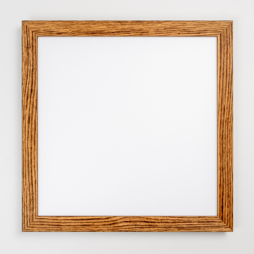 Eglo - LED nadgradni panel SALOBRENA WOOD LED/31W/230V 64x64 cm smeđa