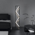 Eglo - LED podesiva podna lampa LED/23W/230V 2700-6500K crna/zlatna + daljinski upravljač