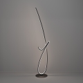 Eglo - LED podna lampa LED/20W/230V 2700/4000/6500K crna