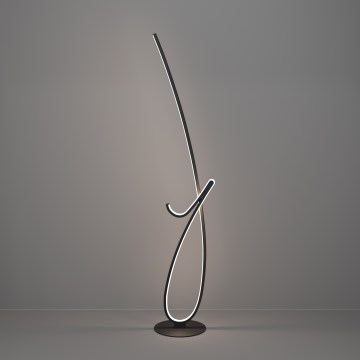 Eglo - LED podna lampa LED/20W/230V 2700/4000/6500K crna