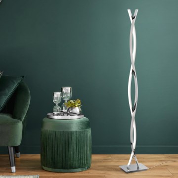 Eglo - LED podna lampa LED/36W/230V sjajni krom