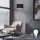Eglo - LED Podna lampa TUNJA 1xE27/60W/230V + LED/2,1W pr. 38 cm mat krom/smeđa