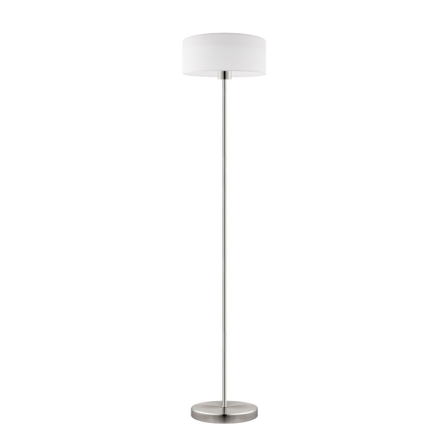 Eglo - LED  Podna lampa TUNJA 1xE27/60W/230V mat krom/bijela