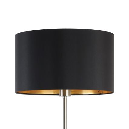 Eglo - LED  Podna lampa TUNJA 1xE27/60W/230V mat krom/crna