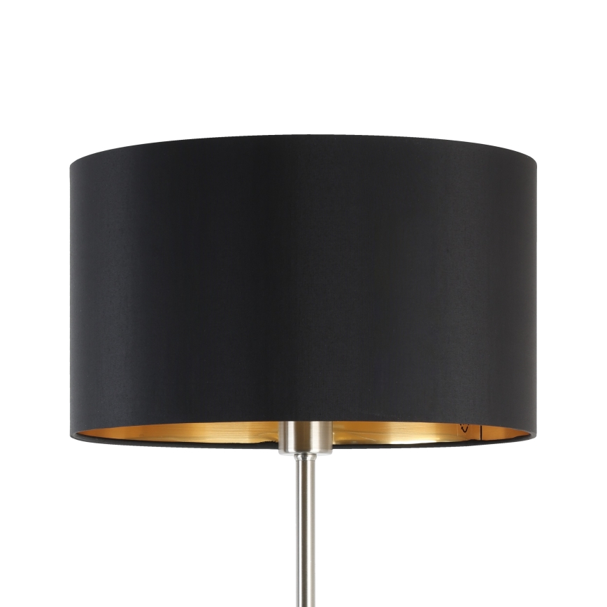 Eglo - LED  Podna lampa TUNJA 1xE27/60W/230V mat krom/crna