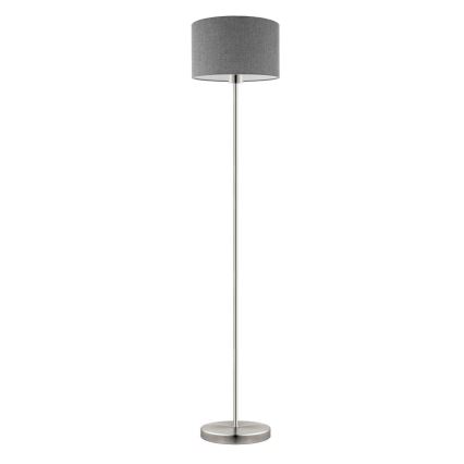Eglo - LED  Podna lampa TUNJA 1xE27/60W/230V mat krom/siva