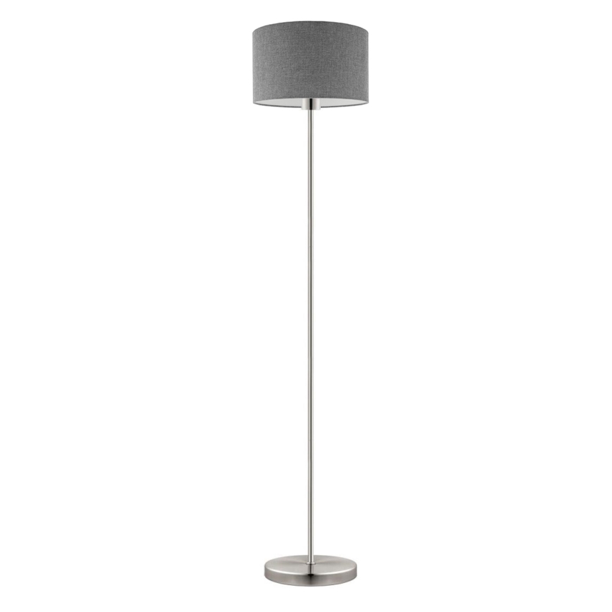 Eglo - LED  Podna lampa TUNJA 1xE27/60W/230V mat krom/siva