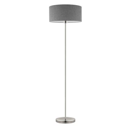 Eglo - LED  Podna lampa TUNJA 1xE27/60W/230V mat krom/siva