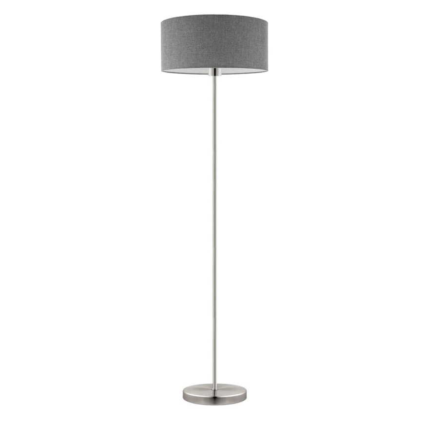Eglo - LED  Podna lampa TUNJA 1xE27/60W/230V mat krom/siva