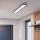 Eglo - LED površinski montirani panel LED/28W/230V 2700/4000/6500K 120x15 cm crni